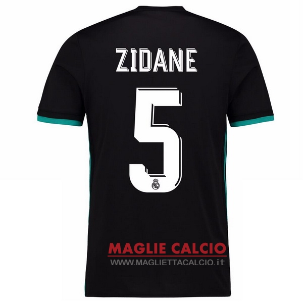 maglietta real madrid 2017-2018 zidane 5 seconda